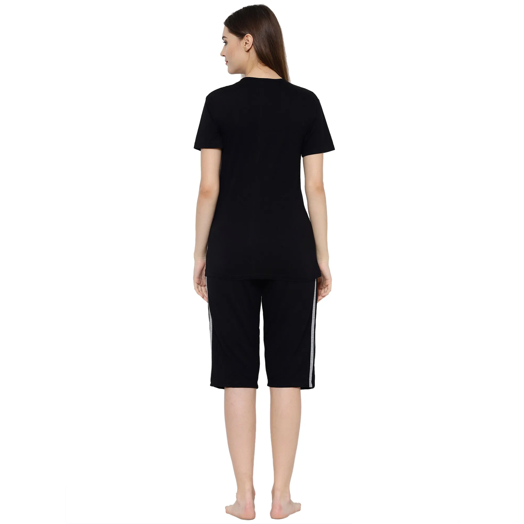 Vimal Jonney Black Women's Night Suit