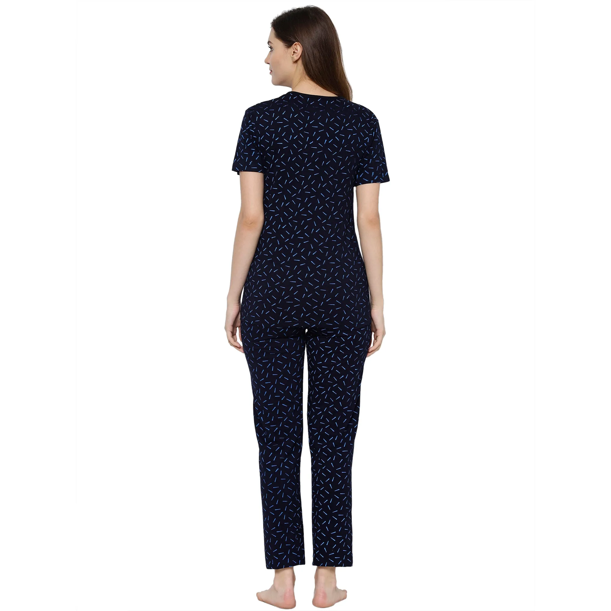 Vimal Jonney Blue Women's Night Suit