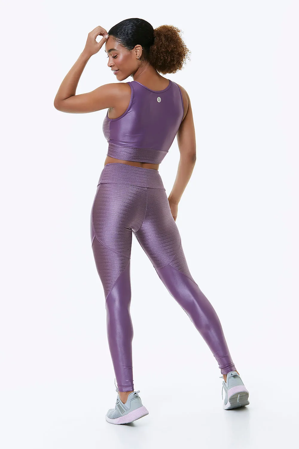 VIOLET CROPPED SPORTS BRA