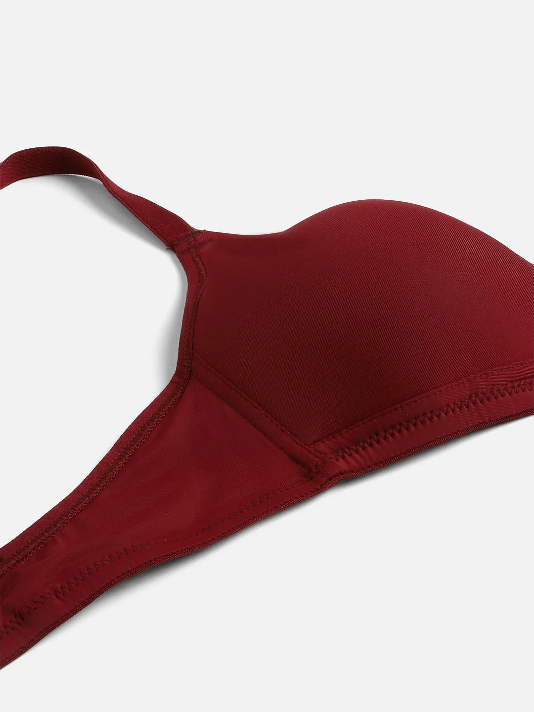 Women's Solid Lightly Padded Plunge Bra | BRA-8011-1 |