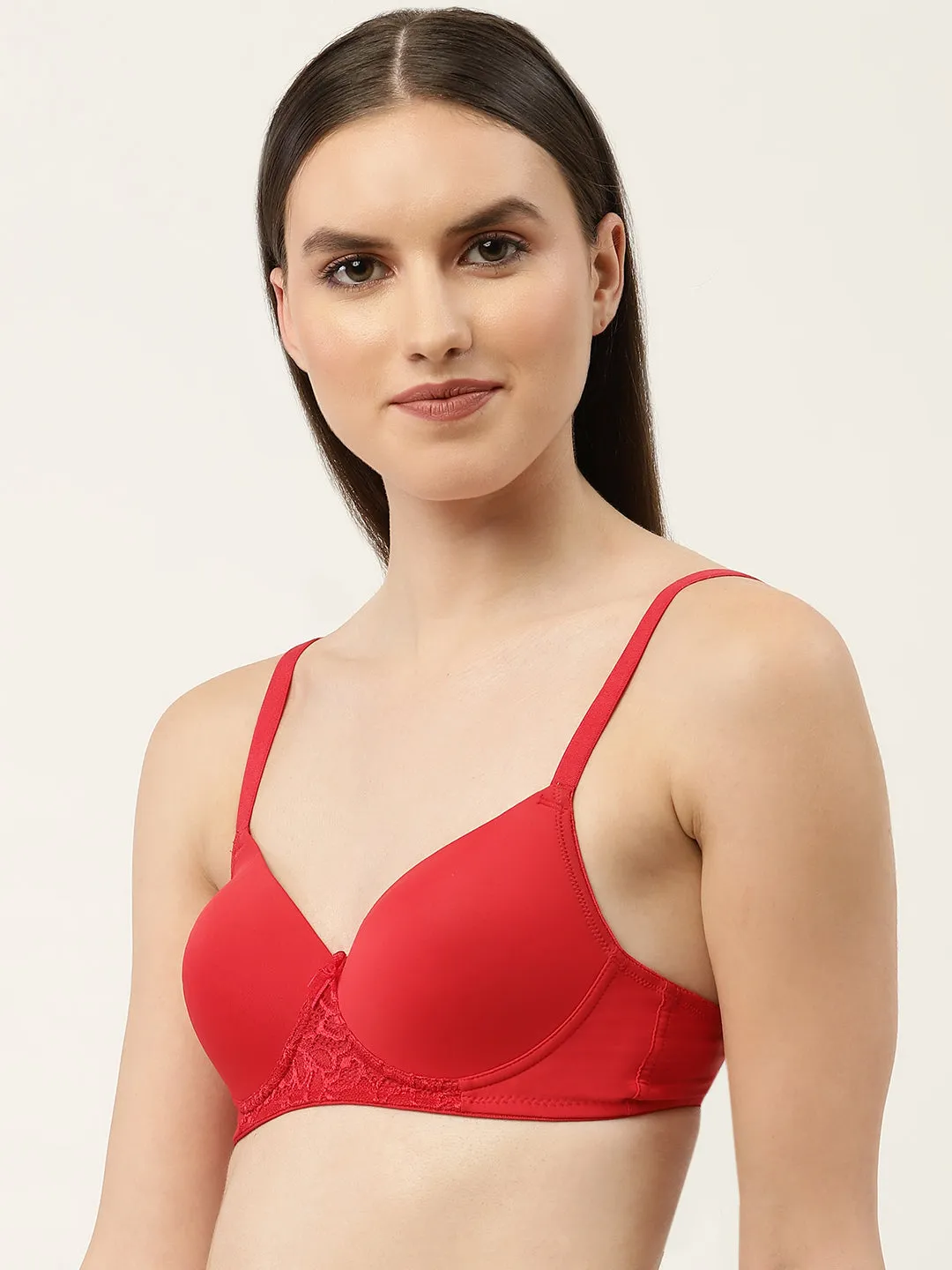 Women's Solid Lightly Padded T-Shirt Bra | BRA-9006-1 |