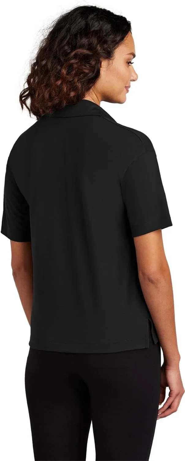 Women's Stretch Jersey Moisture Wicking Polo Shirt