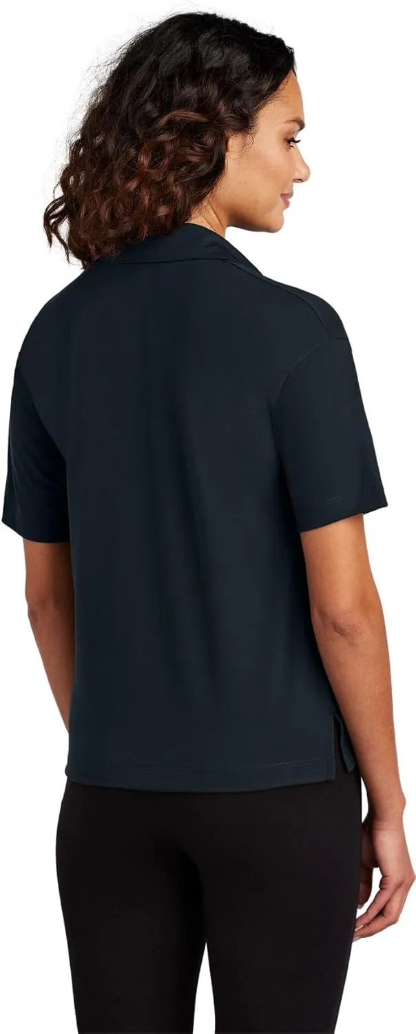 Women's Stretch Jersey Moisture Wicking Polo Shirt
