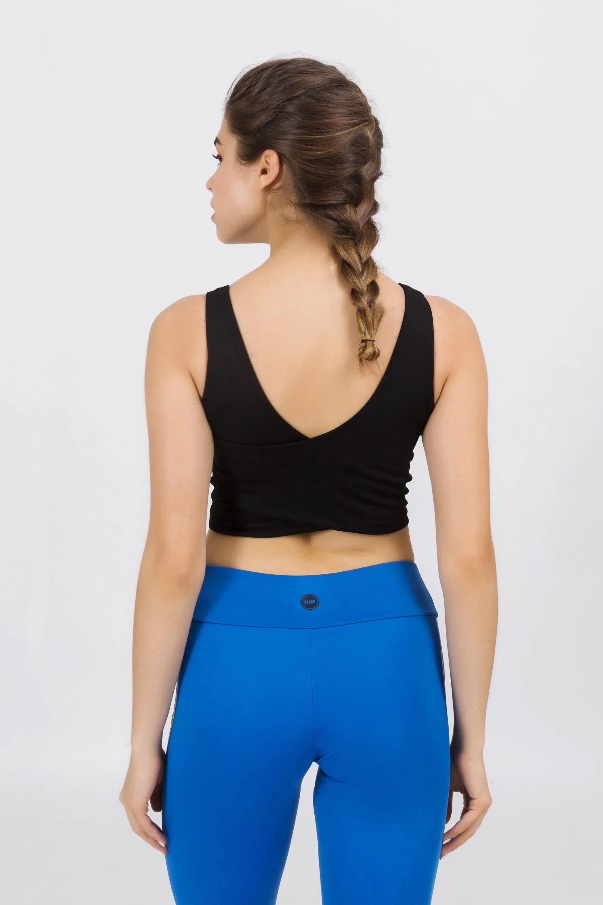 Wrap-Over Sports Bra