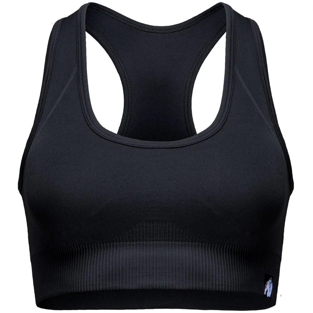 Yava Seamless Sports Bra - Black