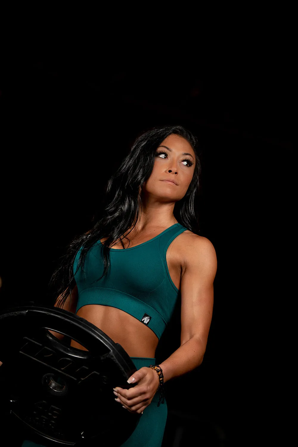 Yava Seamless Sports Bra - Green